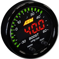 AEM X-Series 60PSI / 4BAR Boost Display Gauge, (30-0308)