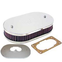 K&N Custom Racing Assembly, Ford Cortina, Weber 28/36 DCD, 2" High, (56-9002) Discontinued