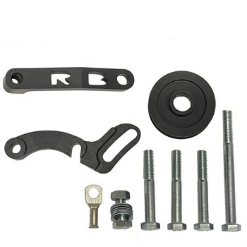 Yelsha D, V2 Alternator Bracket Only, Suits RB20, RB25, RB26, 140A@3000RPM (BLACK)
