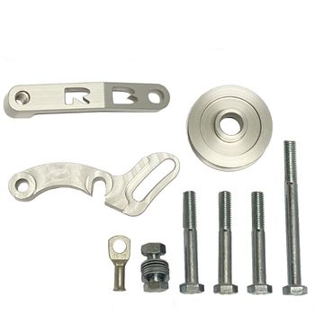 Yelsha D, V2 Alternator Bracket Only, Suits RB20, RB25, RB26, 140A@3000RPM (SILVER)