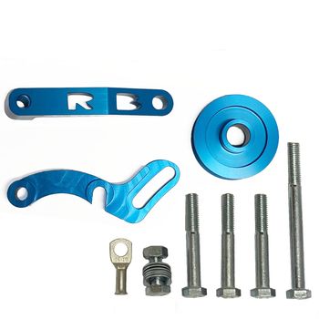 Yelsha D, V2 Alternator Bracket Only, Suits RB20, RB25, RB26, 140A@3000RPM  (BLUE)