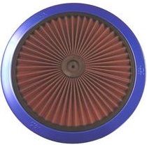 K&N, Blue X-Stream Top Air Filter, Fits 14" Round (66-1401XB)