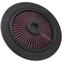 K&N Black X-Stream 9" Round Air Filter Top, (66-0901) Fits 66-3160, 58-1191