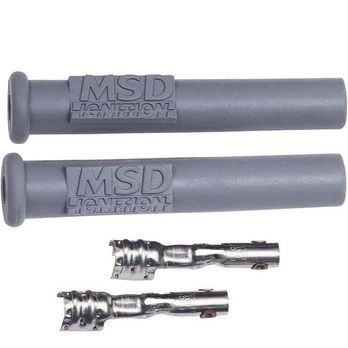 MSD Silicone Straight, Spark Plug Boots & Terminals, (3301)