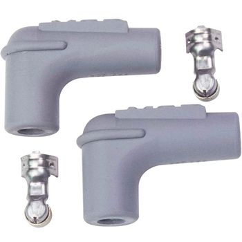 MSD 90 Degree Silicon, Spark Plug Boots & Terminal, (3311)