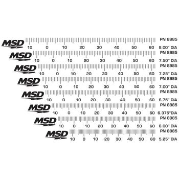 MSD Timing Tapes For Harmonic Balancers, (8985)