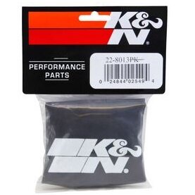 K&N Air Filter Wrap, Protects from Dirt & Dust, Fits 5" High x 4.5" Round, (22-8013PK) Fits RA-0540