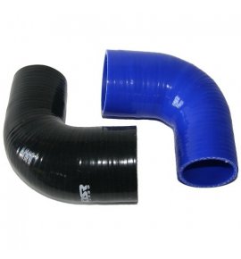 Silicone Joiner, 2.25"-2.5" 90 Degree Blue