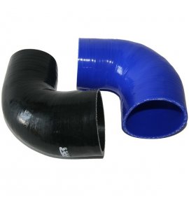 Silicone Joiner, 2.75"-3" 90 Degree Black