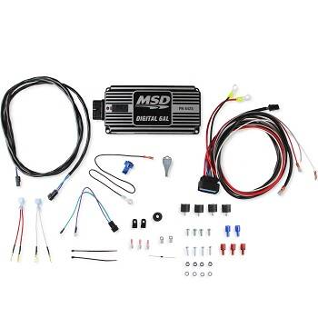 MSD Black Digital 6AL Ignition Control With Adjustable Built In Rev Limiter, (64253)