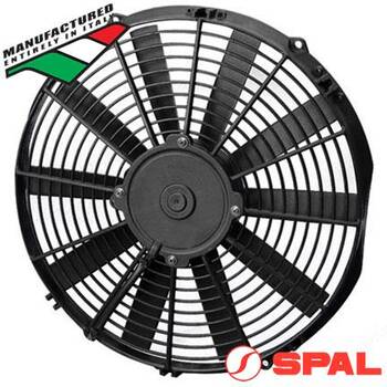 SPAL High-Performance Puller Fan - 13" Straight 24V - 1254 CFM - 4.9Amps, (EF3518)