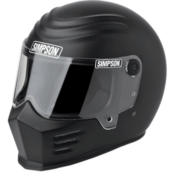Simpson Outlaw Bandit Motorcycle Helmet, Matte Black, (28315XL8) X-Large