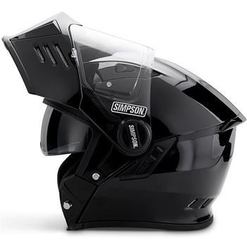 Simpson Mod Bandit Motorcycle Helmet, Black, (M59XL2) X-Large