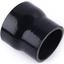 Silicone Joiner, 2.25"-3" Straight Reducer, Black