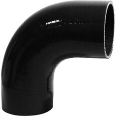 Silicone Joiner, 3"-3.5" 90 Degree, Black