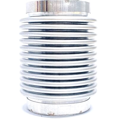 NZA Full Flow Stainless Steel Flexi (304), 3.5" Inlet x 6" Long