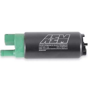 AEM E85 Compatible In-Tank High Flow Fuel Pump, 400LPH, 50-1235