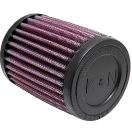 K&N Air Filter (RU-0210), 43mm Inlet, 1.6" inlet x 5" long