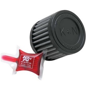 K&N Air Filter (RU-1130), 43mm Inlet, 1.6" inlet x 2.5" long