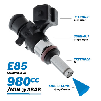 Bosch 1000cc EV14 Fuel Injector, (280158040)