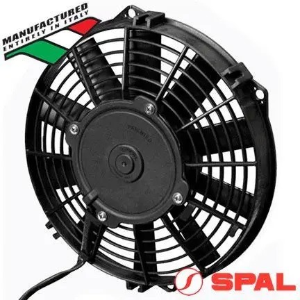 SPAL Thermo Puller Fan - 9" Straight 12V - 624CFM - 7.1 Amps, (EF3500)