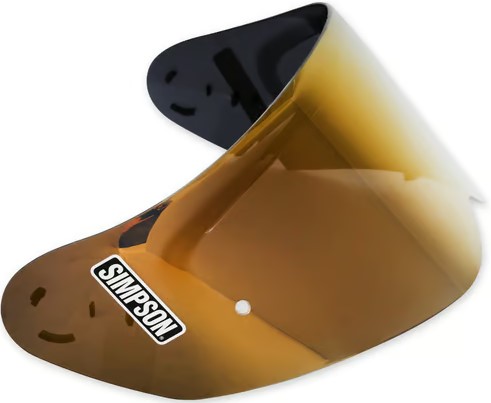 Simpson, GOLD Ghost/Speed Bandit Helmet Shield, (GBGSE)