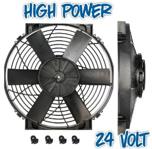 Davies Craig, 14" High Power Eelctric Fan, Push & Pull Model, 1500CFM, (24V) DC-0108
