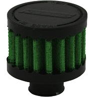 Green Breather Filter, 15mm, 0.59" Inlet, (2115)