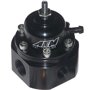 AEM Universal Adjustable Fuel Pressure Regulator, 20-120PSI, -6AN, 25-302BK - NZ Air Filter