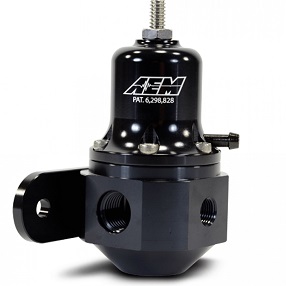 AEM Universal Adjustable Fuel Pressure Regulator, 40-130 PSI, -6AN, 25-305BK - NZ Air Filter