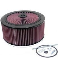 K&N X-Stream 11" Round Air Filter, Raised Base, Fits Single 4-Barrel Dominator, (66-3140)
