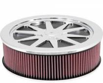 K&N Custom 66 Series, 14" Round Assembly, 4" High, 1-1/4" Drop Base, (66-5110) K&N Custom 66 Series, 14" Round Assembly, 4" High, 1-1/4" Drop Base, (66-5110)