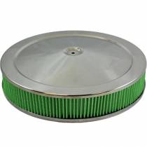 Green Custom 14" x 3" Round Assemblies, 1-1/4" Drop Base (2343)