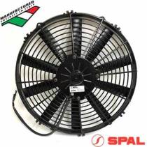 SPAL Thermo Pusher Fan - 13" Straight 12V - 989 CFM - 7.1 Amps, (EF3508)